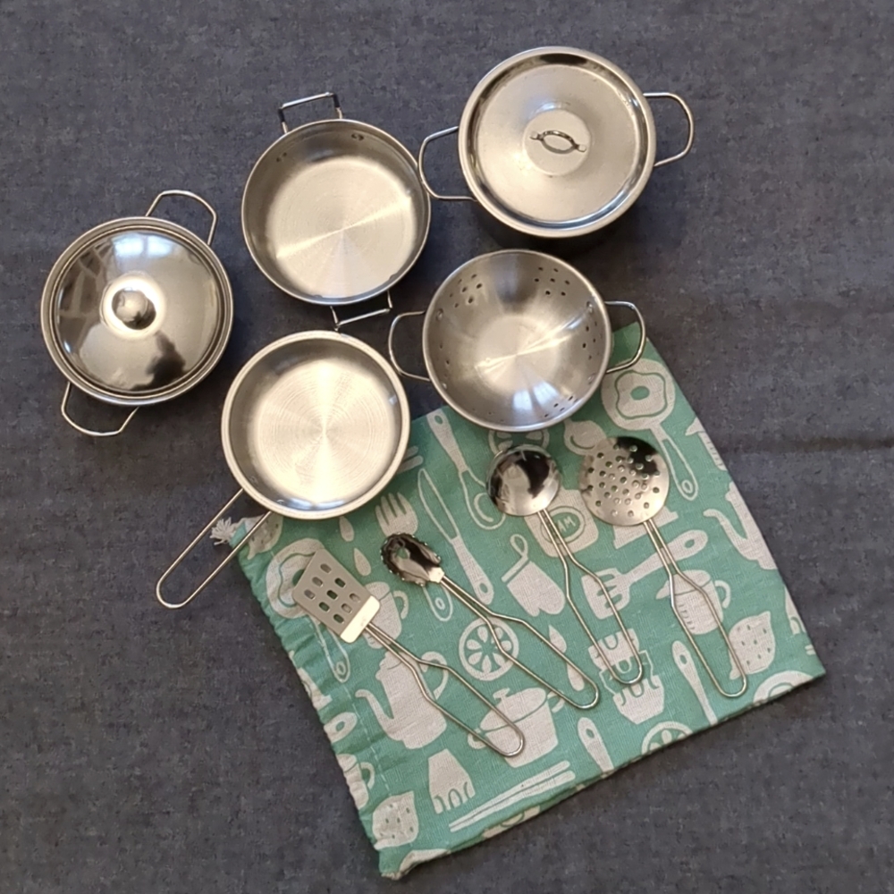 Children's Kitchen Stainless Steel Accessories Set
